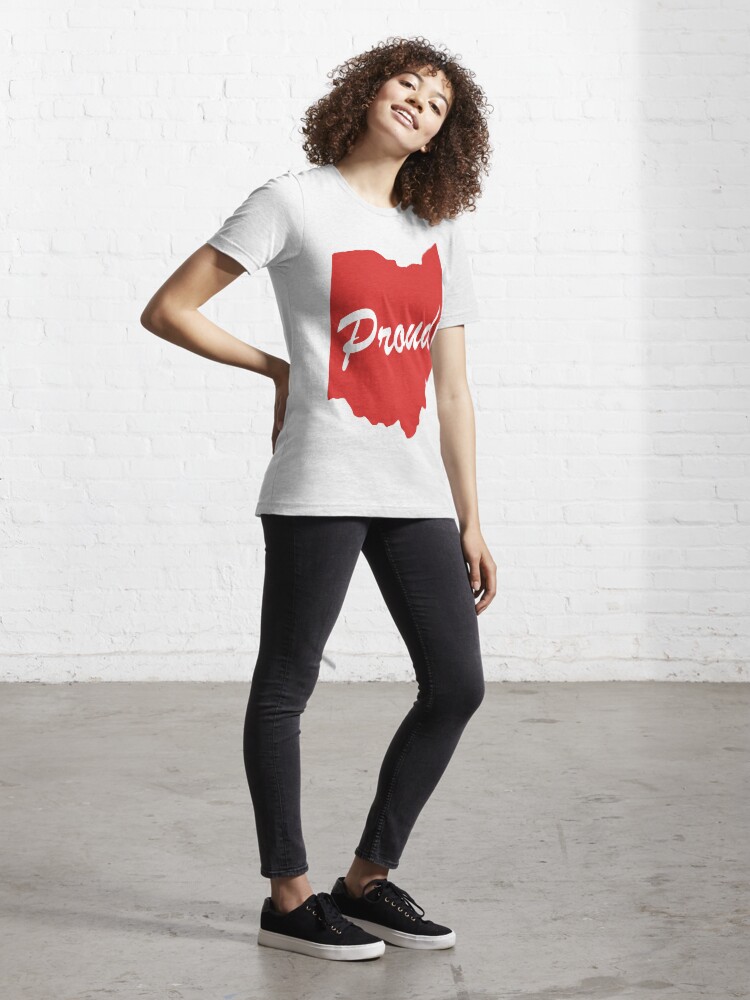 Alternate view of Ohio Proud Logo Essential T-Shirt