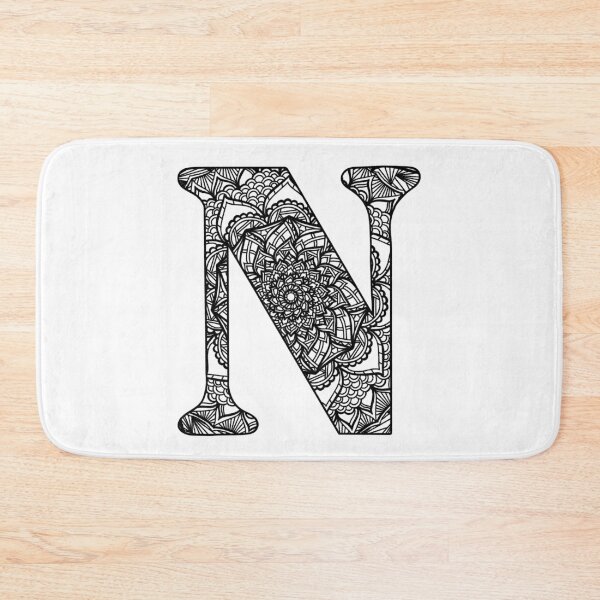 Item preview, Mandala Letter N designed and sold by lizashev.