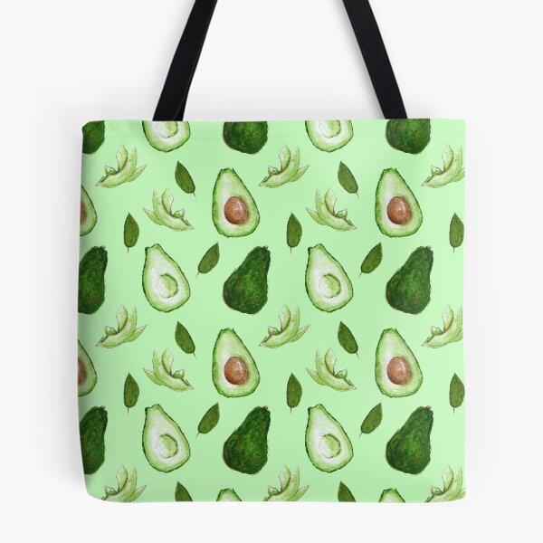 Item preview, Watercolor Avocado Pattern designed and sold by asleepyfairy.
