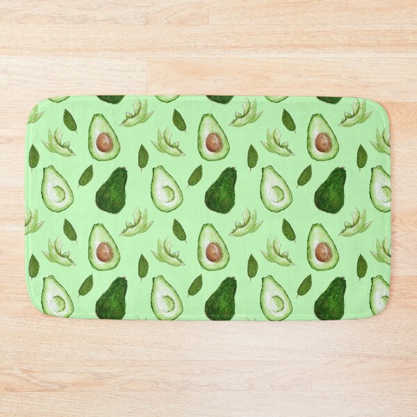 Item preview, Watercolor Avocado Pattern designed and sold by asleepyfairy.