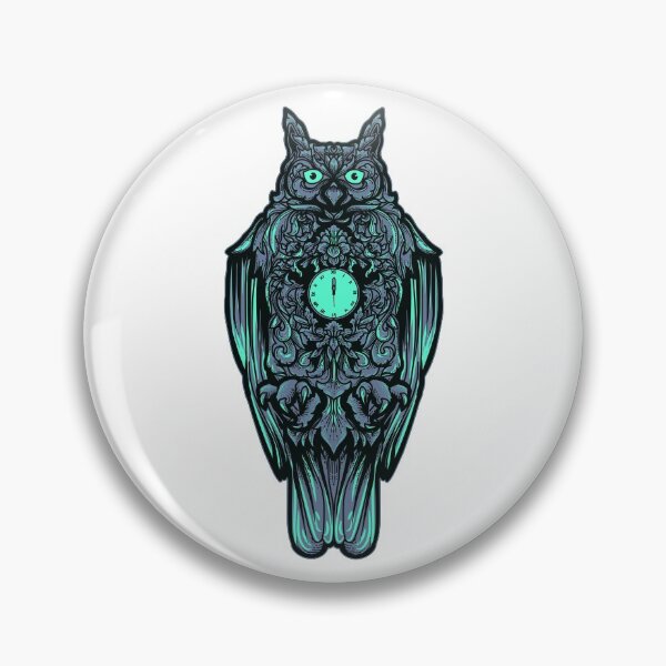Item preview, Owl Clock Art work designed and sold by JTS STORE.