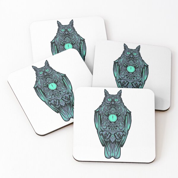 Item preview, Owl Clock Art work designed and sold by JTS STORE.