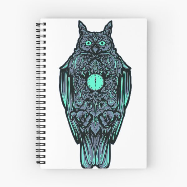 Item preview, Owl Clock Art work designed and sold by JTS STORE.
