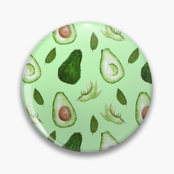 Item preview, Watercolor Avocado Pattern designed and sold by asleepyfairy.