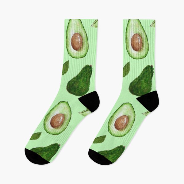 Item preview, Watercolor Avocado Pattern designed and sold by asleepyfairy.