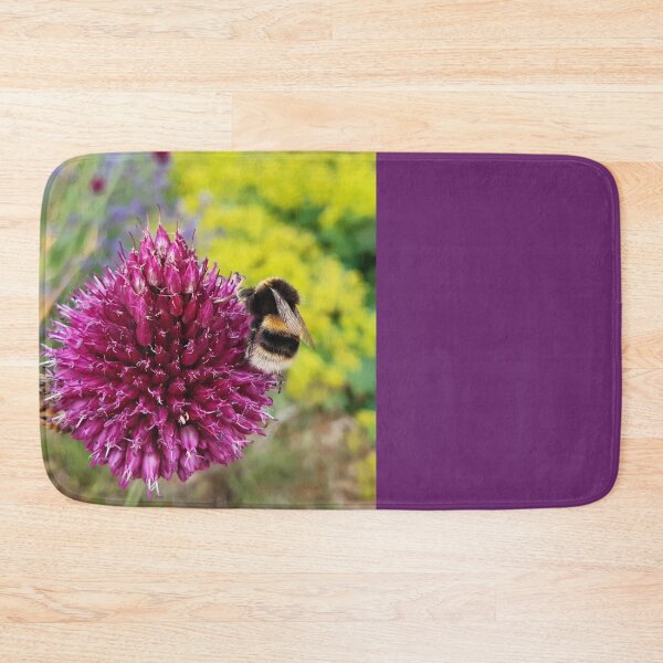 Item preview, Bees on allium  designed and sold by OllieandQuinn.