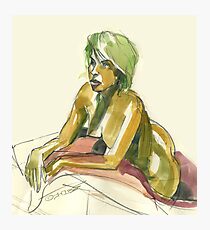 Green Blond Photographic Print