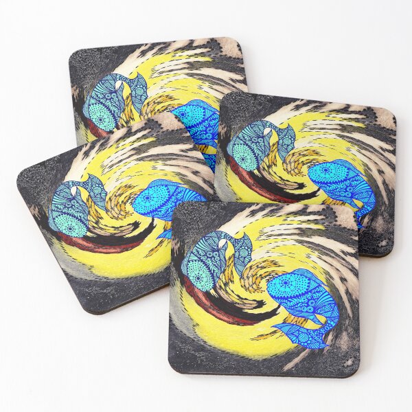 Item preview,  Graphic Doodle Swirling Fish  designed and sold by AmicaTrendz.