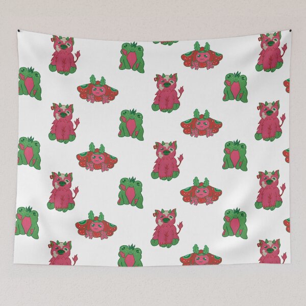 Item preview, Strawberry Creatures designed and sold by bones-in-jars.