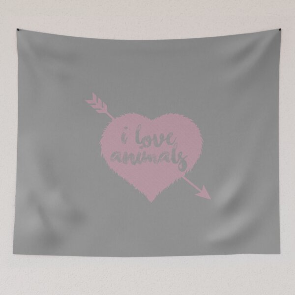 Item preview, I Love Animals Gift for Kitty and Puppy Lovers graphic designed and sold by nikkidawn74.