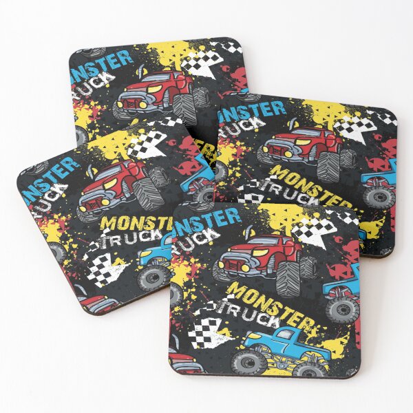 Item preview, Cool Monster truck pattern designed and sold by Preciselymade84.