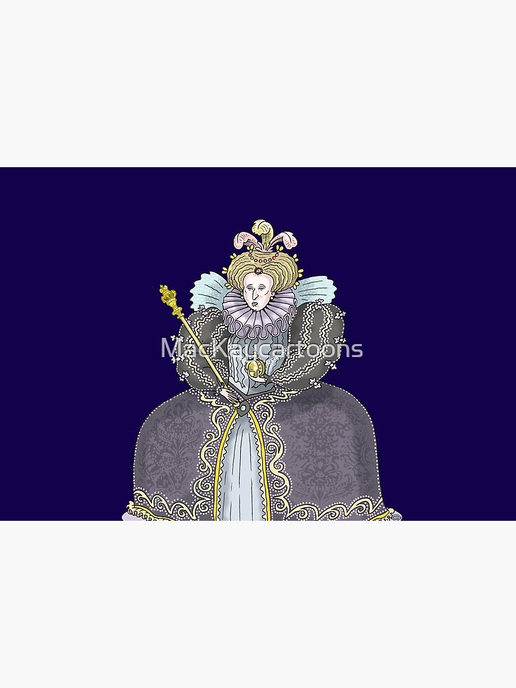 Queen Elizabeth I by MacKaycartoons