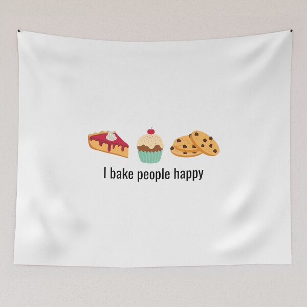 Item preview, Cupcake, Pie, Cookie Baker - I BAKE People Happy! designed and sold by EstelleStar.