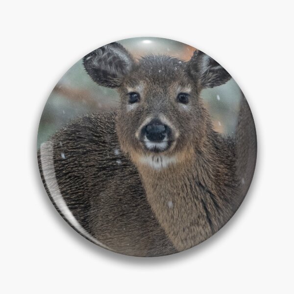 Item preview, White-tailed deer in winter designed and sold by TheCurators.