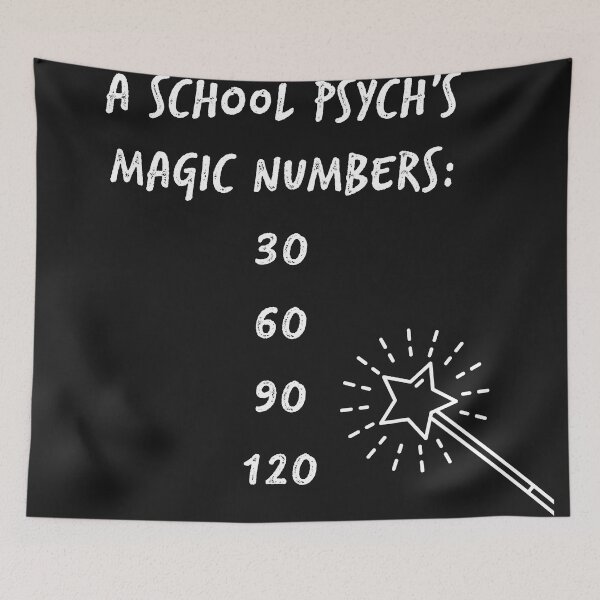 Aperçu de l'œuvre une école psychs nombres magiques créée et vendue par firegalaxy.