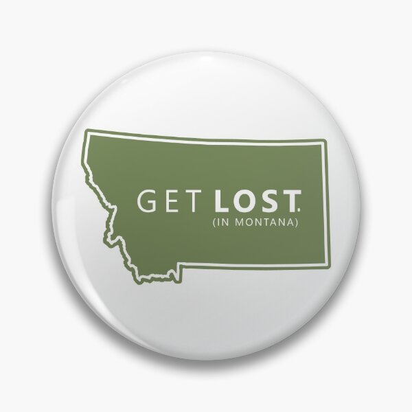Item preview, Get Lost in Montana MT State Decal designed and sold by hilda74.