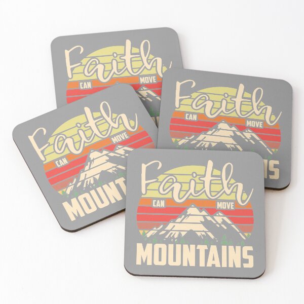 Item preview, Faith Can Move Mountains Religious Christian Theme Apparel design designed and sold by nikkidawn74.