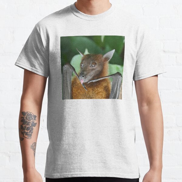 Batzilla - Cute Australian Rescue Bat Sticking His Tongue Out Classic T-Shirt