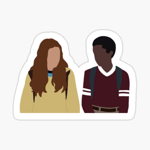 Max And Lucas Stranger Things Stickers | Redbubble