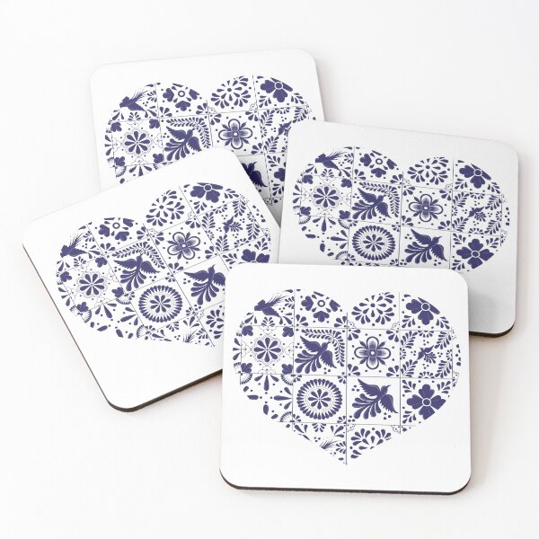 Item preview, Mexican Talavera Tiles Heart designed and sold by Akbaly.