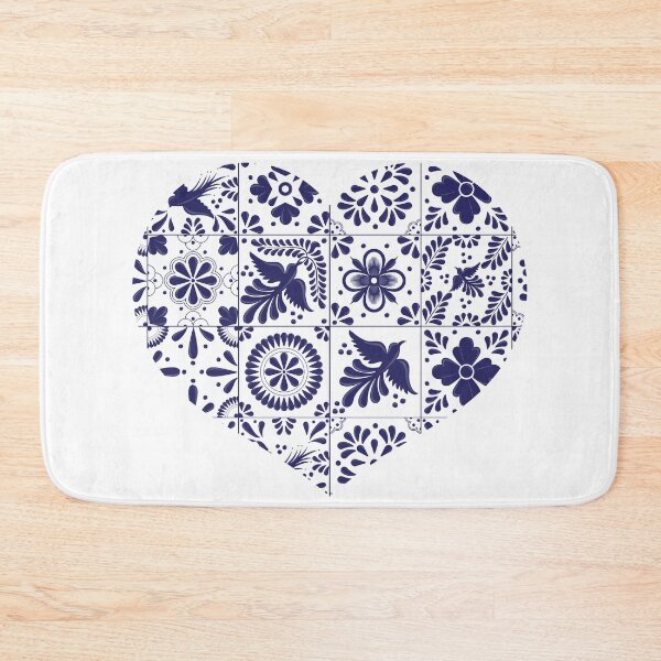 Item preview, Mexican Talavera Tiles Heart designed and sold by Akbaly.