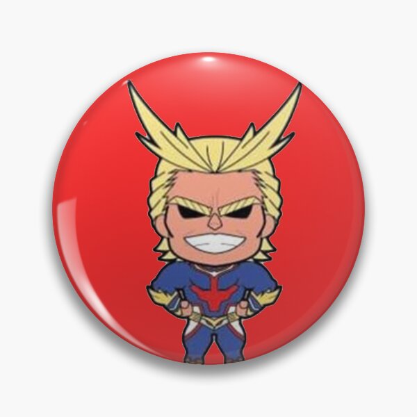 All might Baku No Hero My hero Academia Art Pin