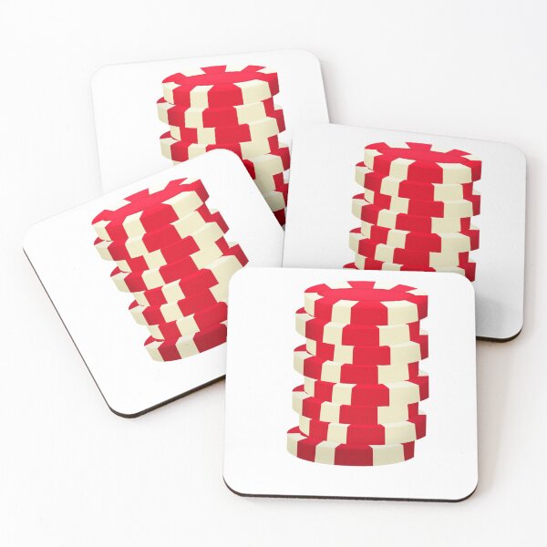 Item preview, Red Poker Chip stack of playing chips designed and sold by frankheights.