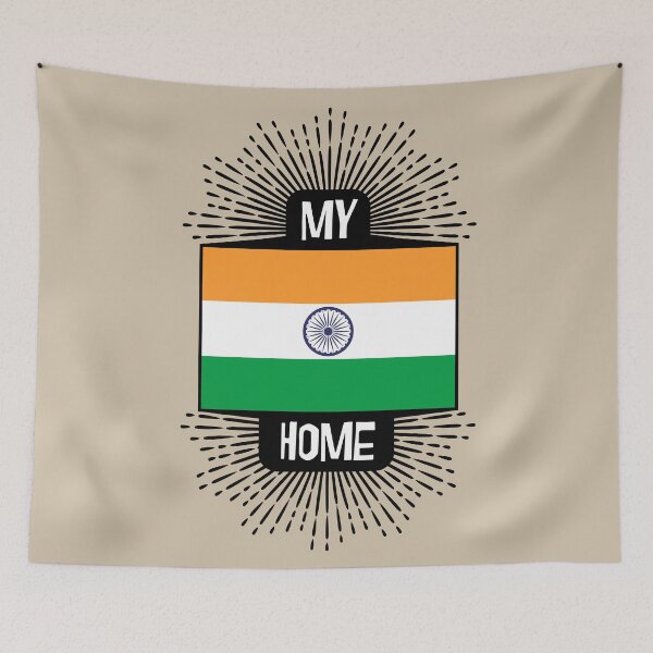 Artikelvorschau, India - My Home entworfen und verkauft von pixelinga.