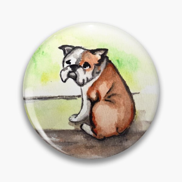 Item preview, Bulldog at the Door designed and sold by ThatSkyChick.