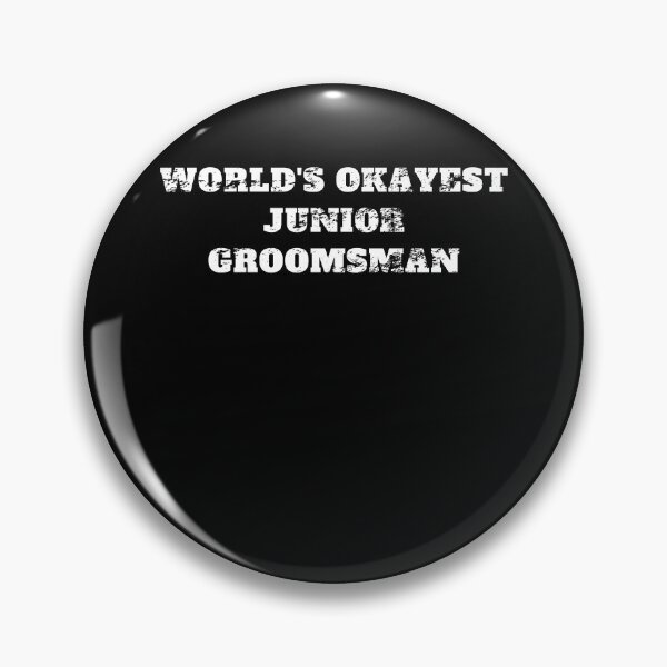 Item preview, World's Okayest Junior Groomsman Retro Vintage designed and sold by Jeangel97.