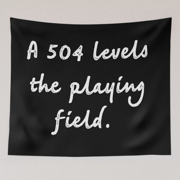 Item preview, A 504 levels the playing field designed and sold by firegalaxy.