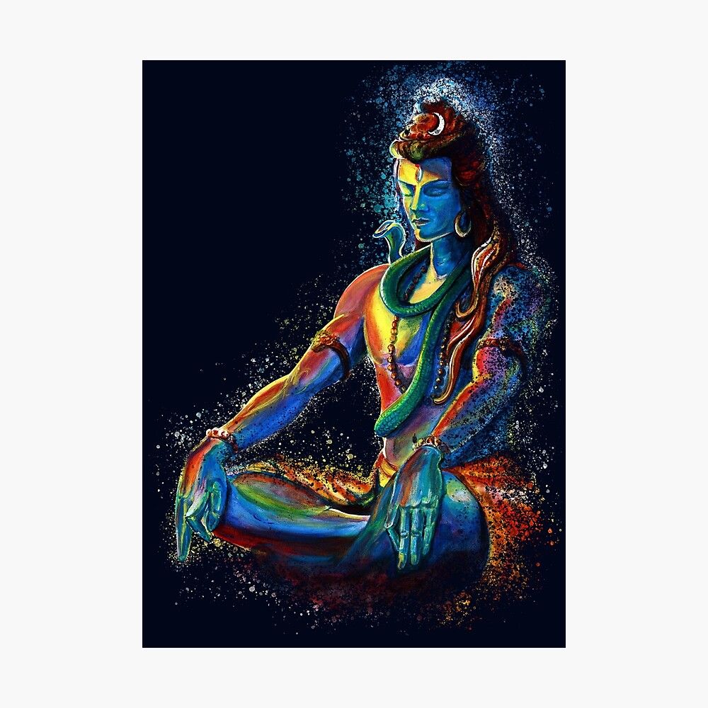 Shiva in deep Meditation 