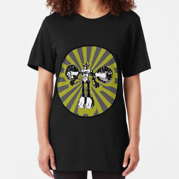 Microbot - Yellow Slim Fit T-Shirt