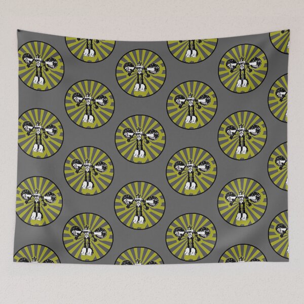 Item preview, Microbot - Yellow designed and sold by Ghost Bunny Design.