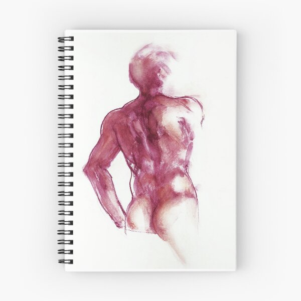 Artikelvorschau, Magentafarbener Mann: männlicher nackter Torso entworfen und verkauft von Roz McQuillan Fine Art & Photography.