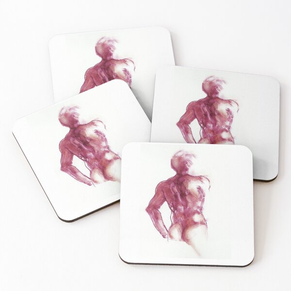 Item preview, Magenta man : male nude torso designed and sold by Roz McQuillan Fine Art & Photography.