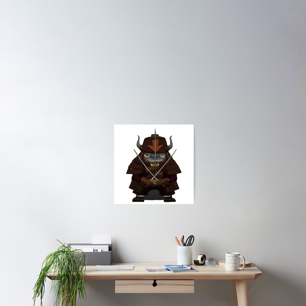 Samurai Appa Avatar The Last Airbender Poster For Sale By Nors301