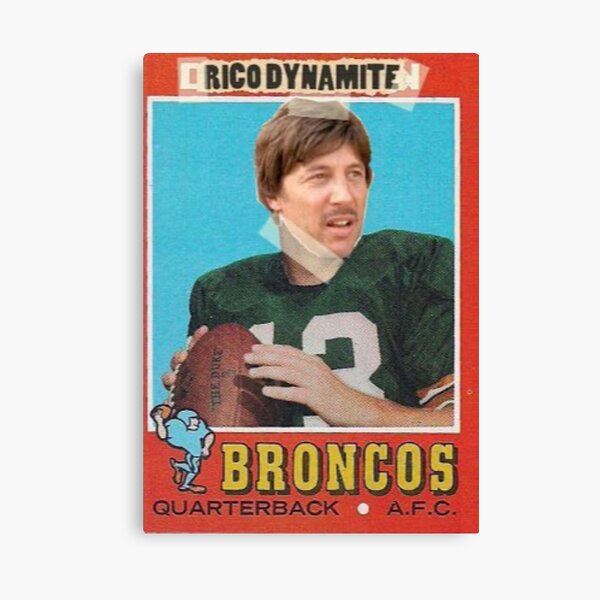 Uncle Rico trading card Canvas Print