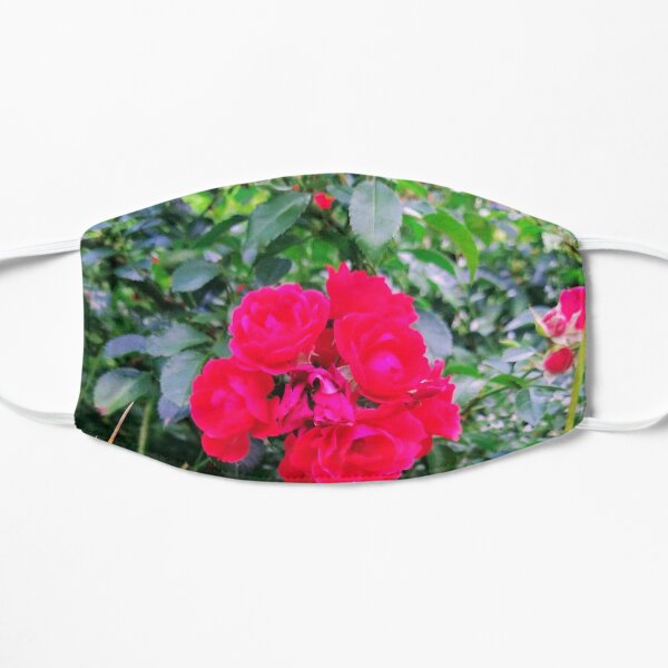 Red Rose Bunch Floral Photo Design Mask