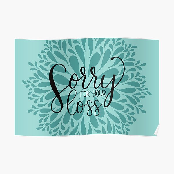 Sympathy Card Poster