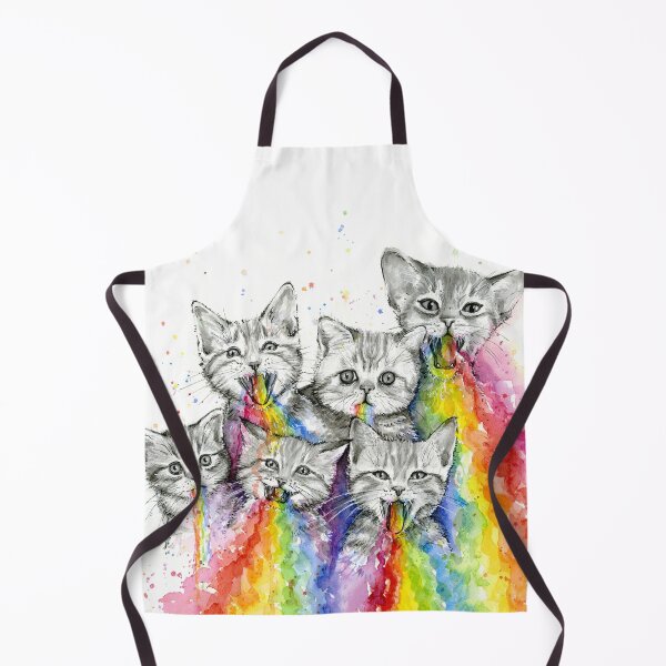 Item preview, Kitten Puking Rainbows designed and sold by Olga Shvartsur.