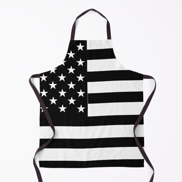 Item preview, Black and White American Flag designed and sold by artvia.