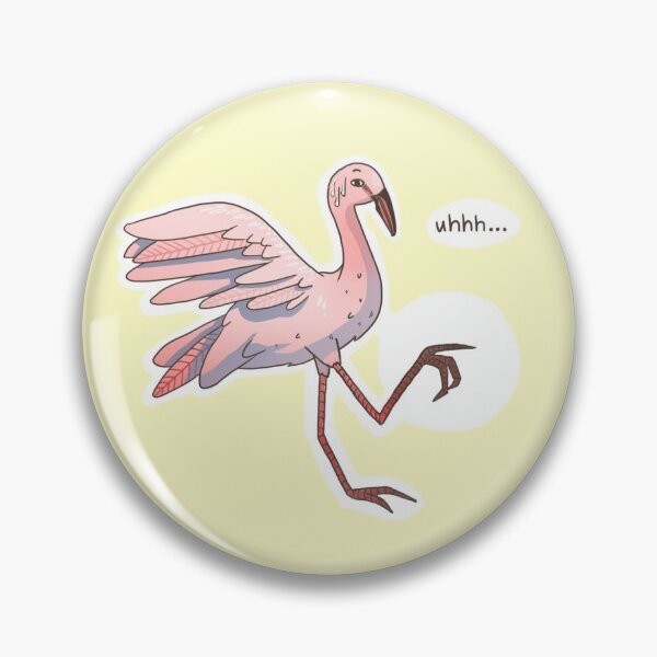 Item preview, a pointing lesser flamingo designed and sold by jacekia.