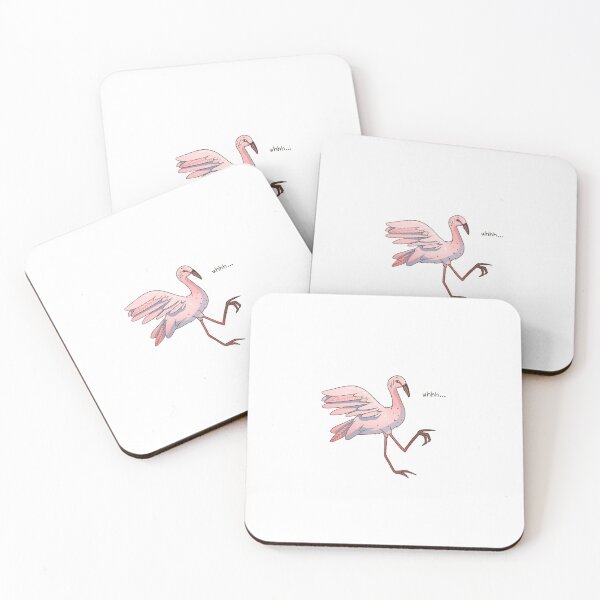 Item preview, a pointing lesser flamingo designed and sold by jacekia.