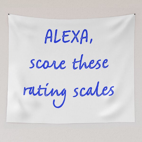 Item preview, Alexa score these rating scales designed and sold by firegalaxy.