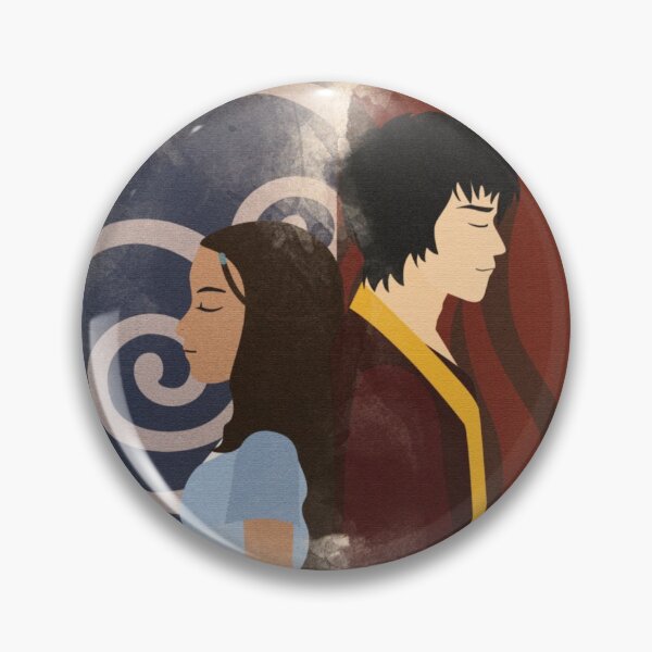 Item preview, Water and Fire - Katara and Zuko designed and sold by ethelion.