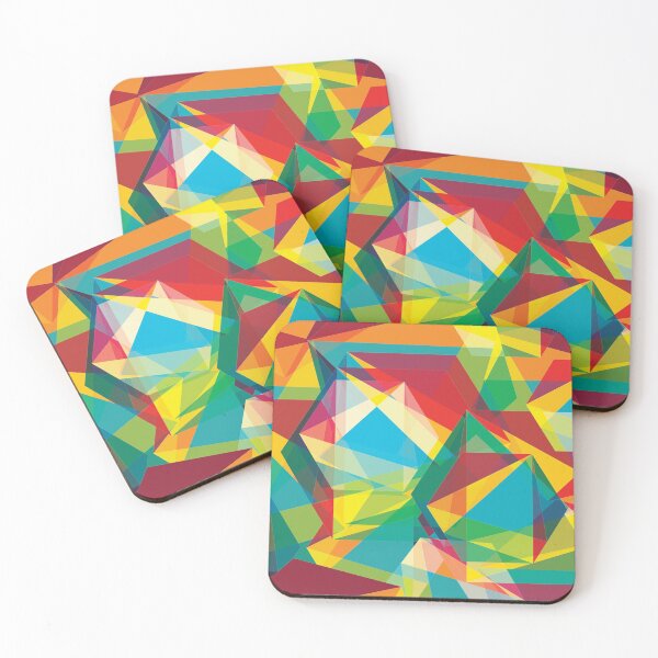 Item preview, Psychedelic Polygons designed and sold by BeehiveDezines.