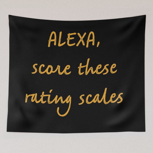 Item preview, Alexa score these rating scales designed and sold by firegalaxy.