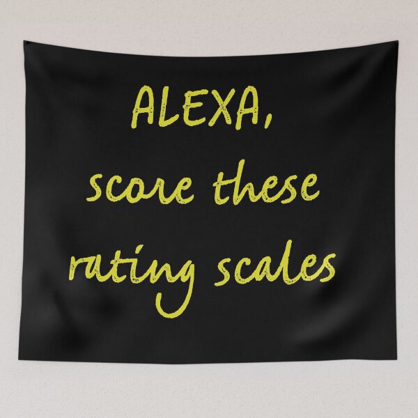Item preview, Alexa score these rating scales designed and sold by firegalaxy.