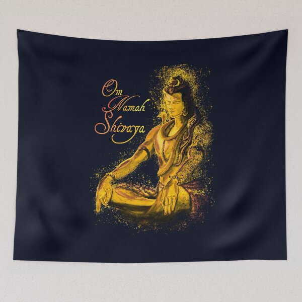 Artikelvorschau, Shiv Mantra Meditation - Vibrant gelb entworfen und verkauft von A little more Whirl.
